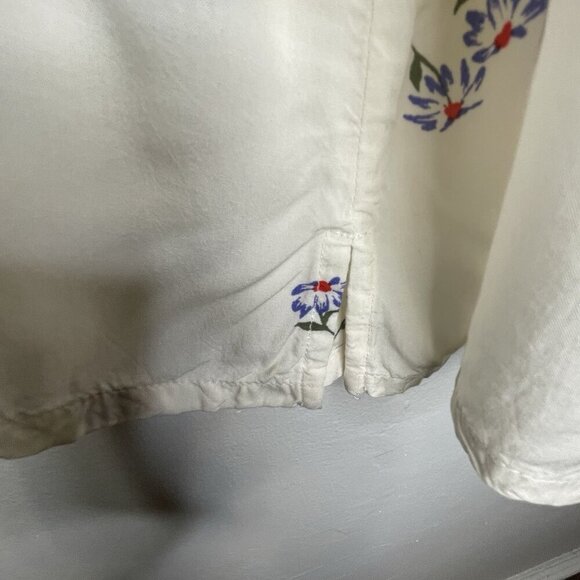 Old Navy Women's Tunic SZ XL Floral Fairy Cottagecore Relaxed Fit 100%Rayon Boho - Picture 10 of 11